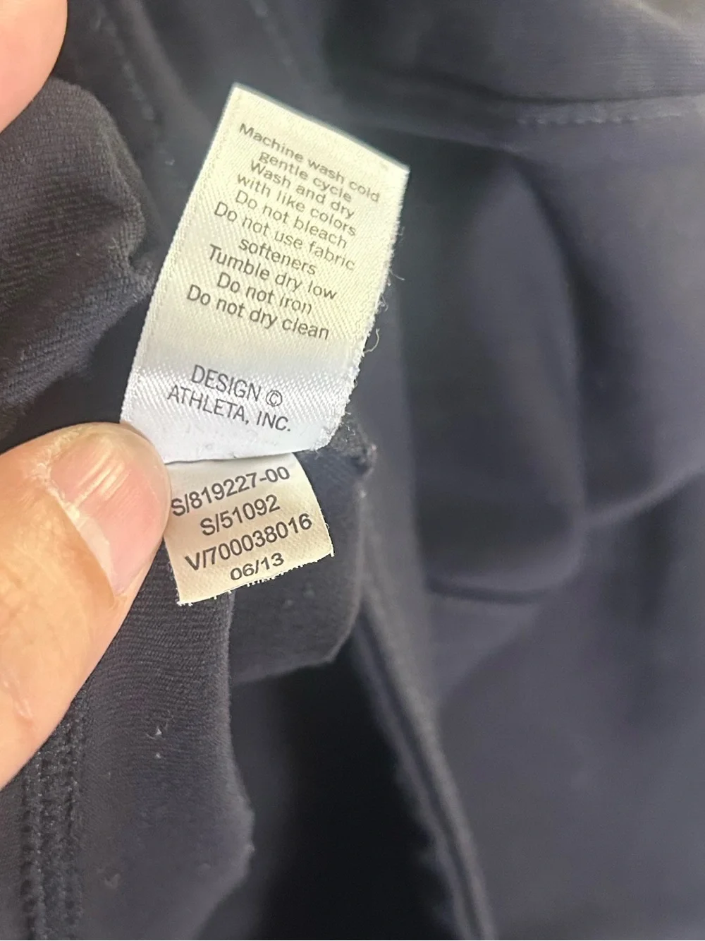 Athleta Black low rise straight leg flared Active Pants - Picture 6 of 12